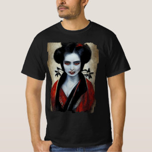 T-shirt Nosferatu Geisha   Portrait D'Un Vampire