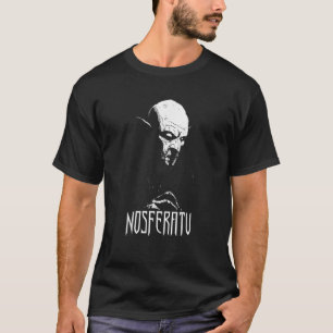 T-shirt Nosferatu Vampire Classic Horror Flick Dracula Wh