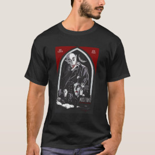T-shirt Nosferatu Vampire Halloween Horreur Sci Fi Goth Bl