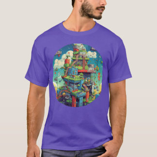 T-shirt Nostalgic Gaming Delight Relive Pielated Adventu f
