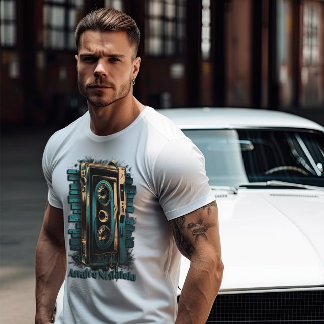 T-shirt Nostalgie analogique, Conception Vintage (Créateur téléchargé)