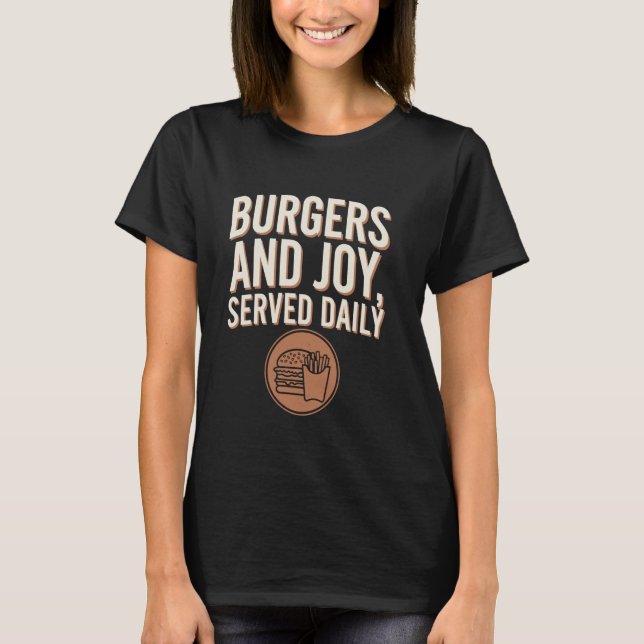 T-shirt Nostalgie de la restauration rapide rétro Frites d (Devant)