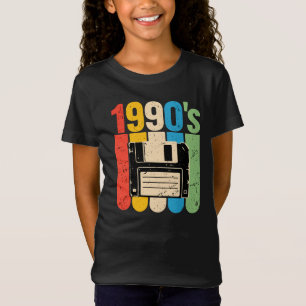 T-Shirt nostalgie de l'ordinateur disquette rétro des anné