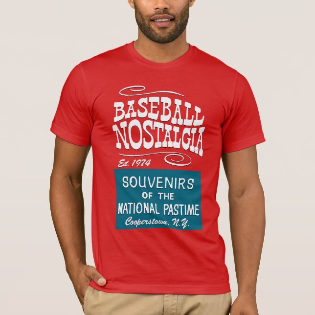 T-shirt Nostalgie du baseball (Devant)