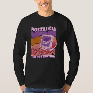 T-shirt Nostalgie Édition 90 Computer Retro 90's Vapo
