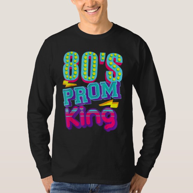 T-shirt Nostalgique de Throwback Disco Disco du Prom King  (Devant)