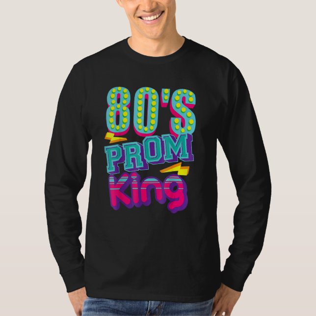 T-shirt Nostalgique de Throwback Disco Disco du Prom King  (Devant)