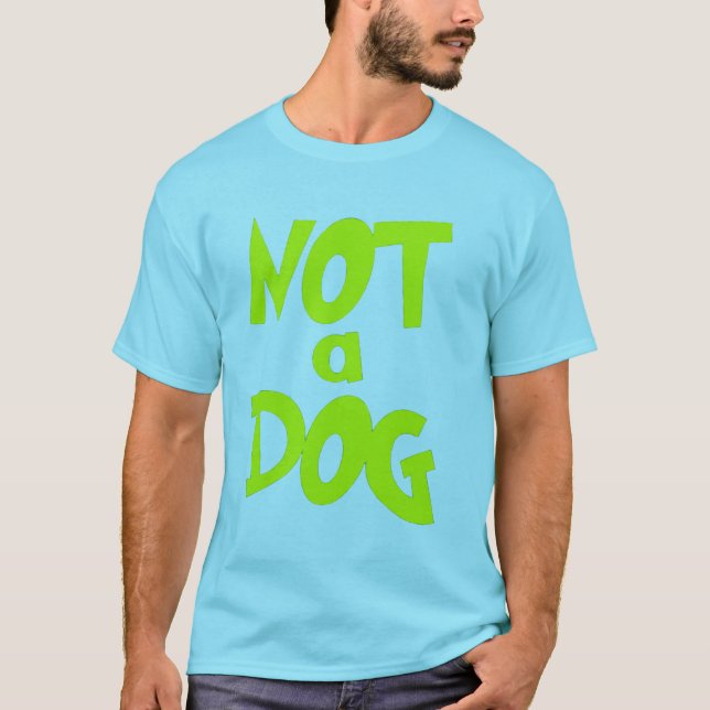 T-shirt Not a Dog from Johnny Test - dookie (Devant)