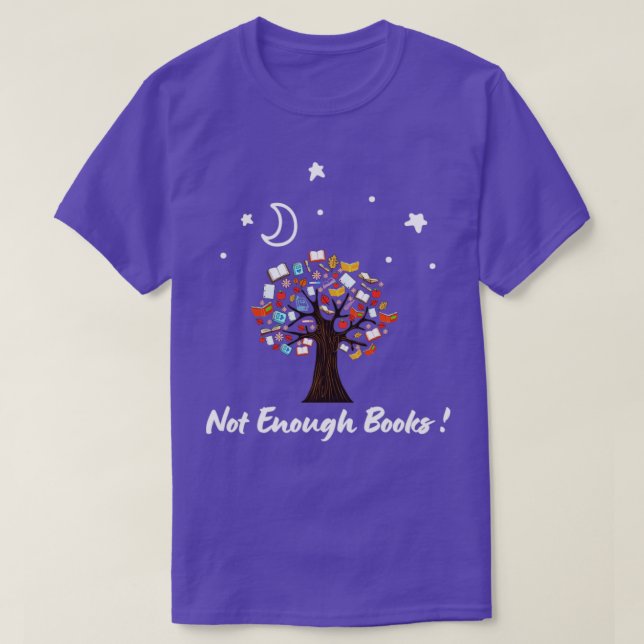 T-shirt Not Enough Books (Design devant)