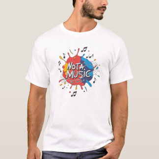 T-shirt NOTA MUSIC Mon Monde Design - Éclaboussure de Pein