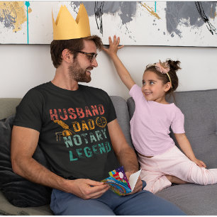 T-shirt Notaire drôle Bureau - Mari, père, notaire