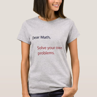 T-shirt Note aux maths