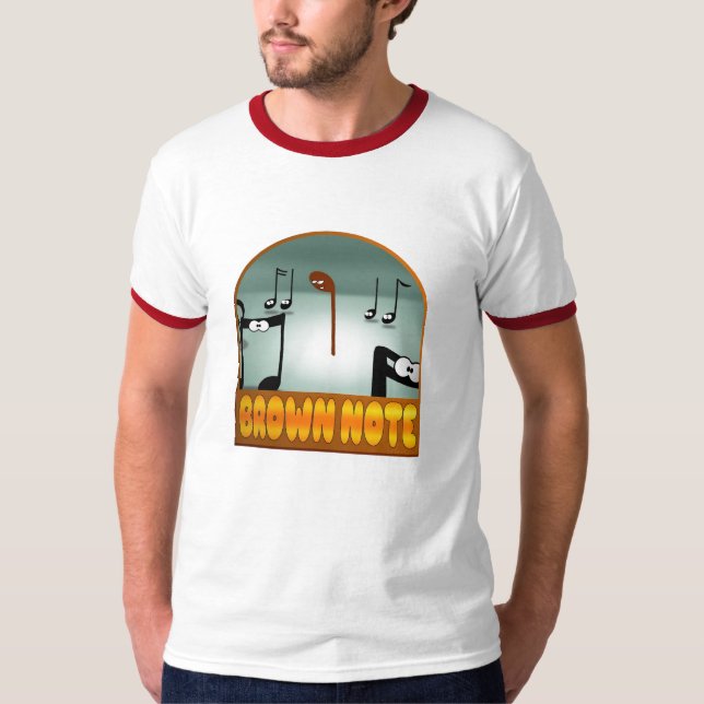 T-shirt Note Brown T (Devant)