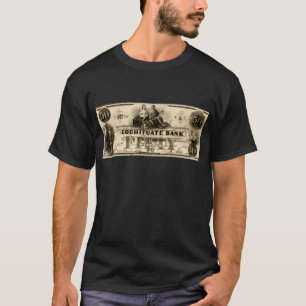 T-shirt Note de 50 dollars Cochituate 1853