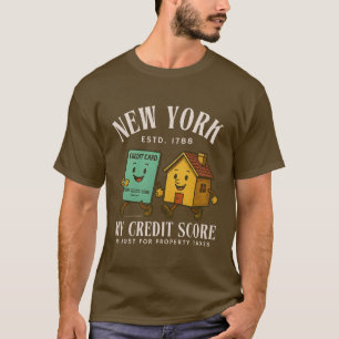 T-shirt Note de crédit de New York