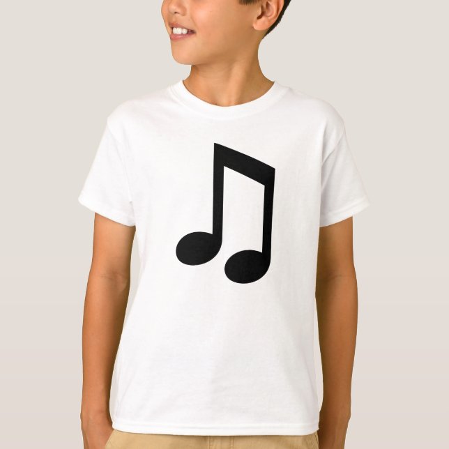 T-shirt Note de musique (Devant)
