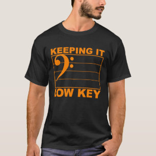 T-shirt Note de musique Clef Baritone Trombone Musicien Ho