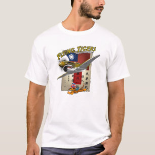 T-shirt Note de sang de Flying Tigers P-40