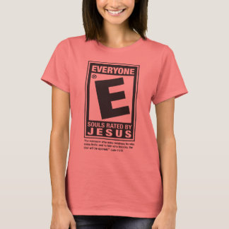 T-shirt note E tee pour dames