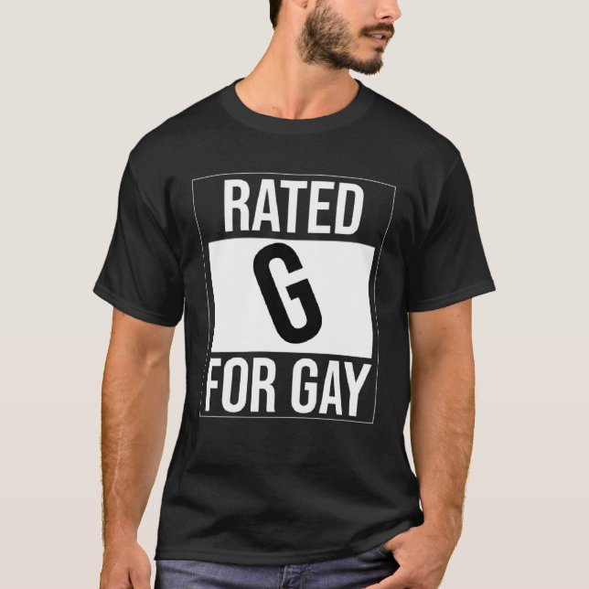 T-shirt Note G pour Gay Gay (Devant)