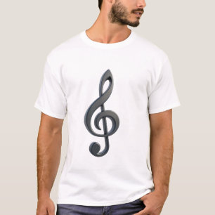 T-shirt Note musicale- clef triplée