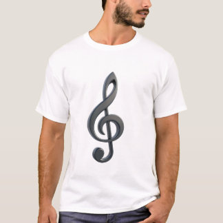 T-shirt Note musicale- clef triplée