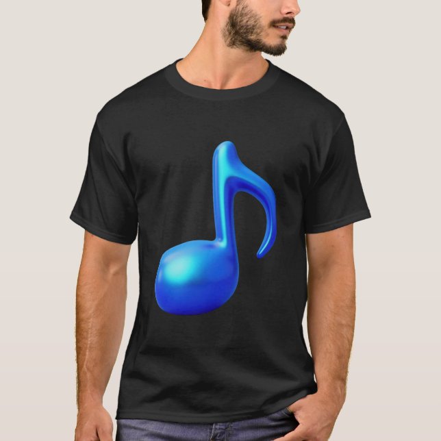 T-shirt Note musicale - huit notes (Devant)
