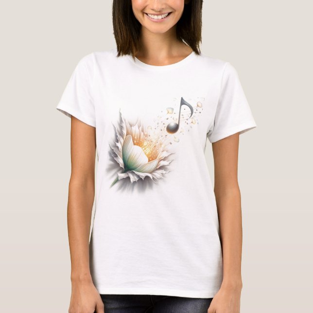T-shirt Note musicale : Le Symbole Universel de l'Harmonie (Devant)
