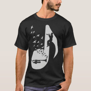 T-shirt Note musicale Trumpet