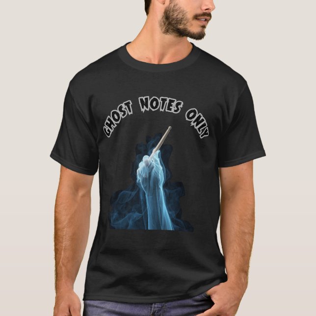 T-shirt Notes de fantôme uniquement (Devant)