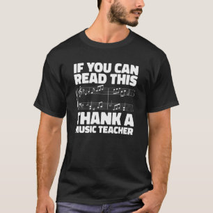 T-shirt Notes de l'éducateur Enseignant de musique de l'éc
