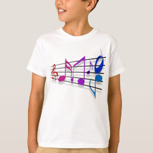 T-shirt Notes de musique