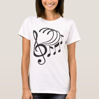 T-shirt Notes de musique