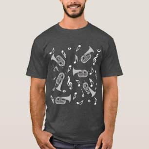 T-shirt Notes de musique Baritone
