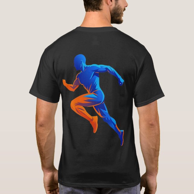 T-shirt Notes de musique de microphone Design de chant rét (Dos)