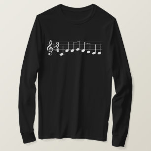 T-shirt Notes de musique Nous vous souhaitons un joyeux No