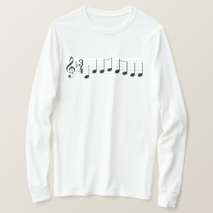T-shirt Notes de musique Nous vous souhaitons un joyeux No