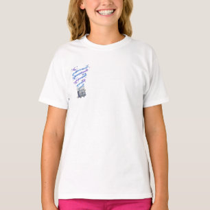 T-shirt Notes de musique tourbillonnant de la radio pour e