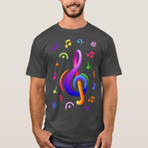 T-shirt Notes musicales