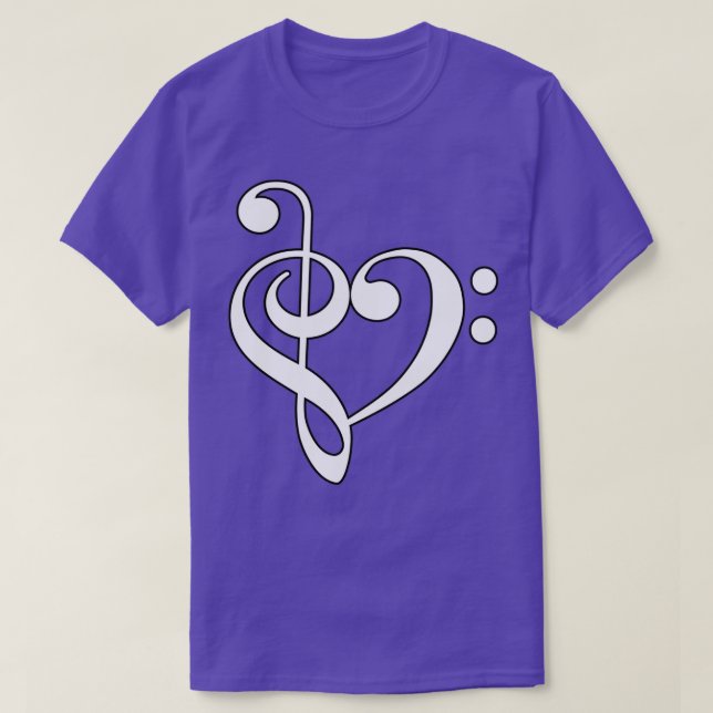 T-shirt Notes musicales 2  (Design devant)