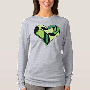T-shirt Notes musicales Coeur