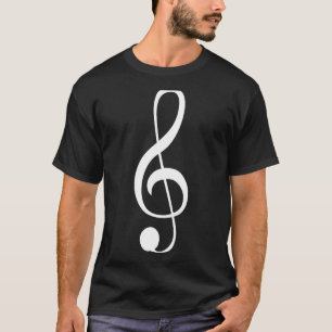 T-shirt Notes musicales Cool de design Treble Clef Musicie