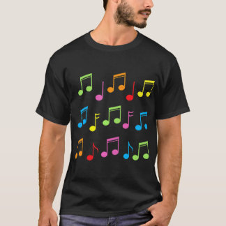 T-shirt Notes musicales Musique Lover Melody Harmony Fière