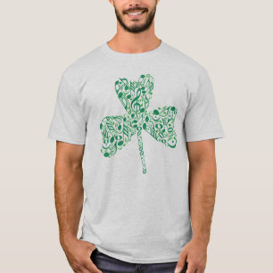 T-shirt Notes musicales shamrocks