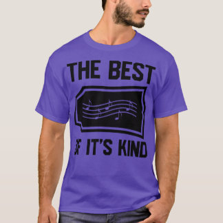 T-shirt Notes Musique Disant Meilleur Musicien