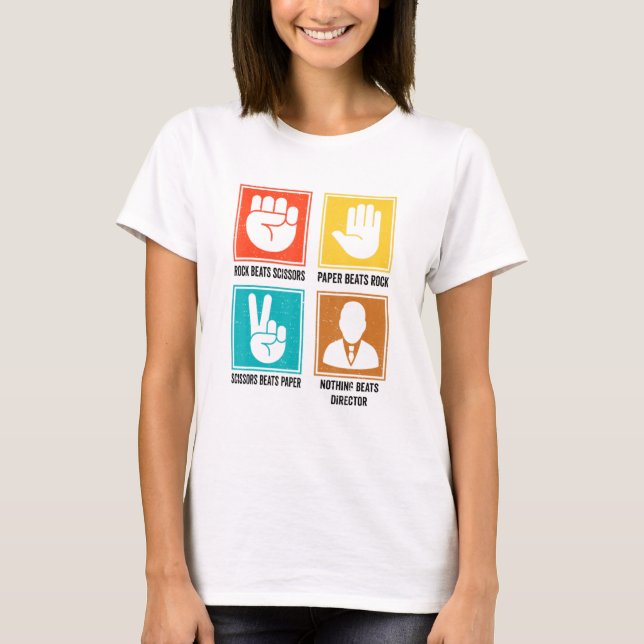 T-shirt Nothing Beats Directeur Administrateur Cool Manage (Devant)