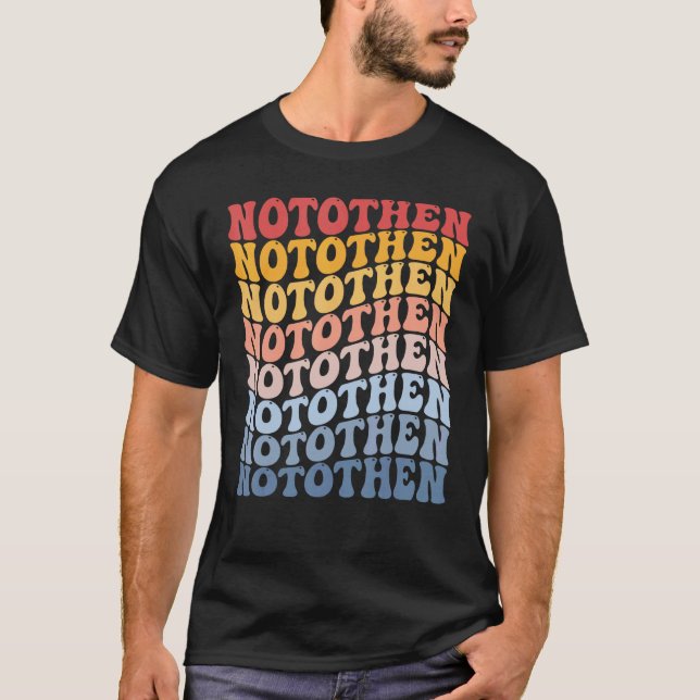 T-shirt Notothen Groovy Poisson Rétro (Devant)