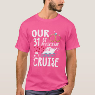 T-shirt Notre 31ème anniversaire Croisière 31 Année du mar