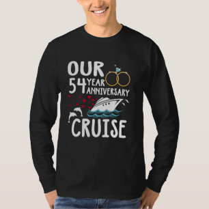 T-shirt Notre 54 ans de voyage en croisière mariage Mariag