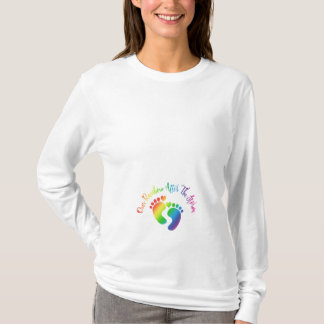 T-shirt Notre arc-en-ciel après la chemise de maternité de